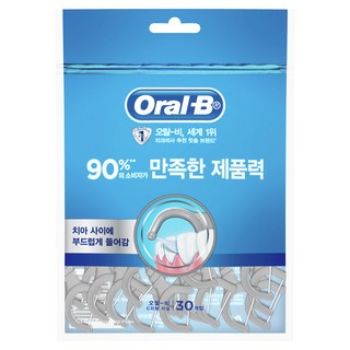 Oral-B 歐樂B C型牙線棒, 30支, 1包