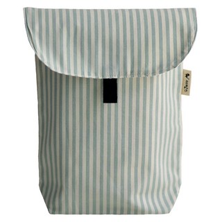 Semams 條紋薄荷尿布收納包, 條紋款 薄荷綠