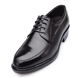 Bonin 天然牛皮 単色 U-Tip 德比鞋 LC053BK