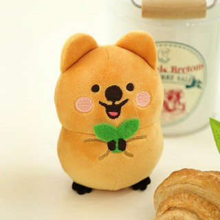 絨毛短尾矮袋鼠壓力球, 棕色, 1個, 10cm