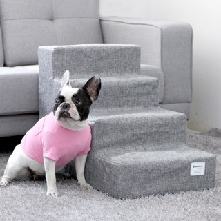 Redpuppy 夸特羅利 寵物階梯, 錫灰色, 1個