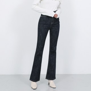 Waar Waleu 女性防染色牛仔長版喇叭褲