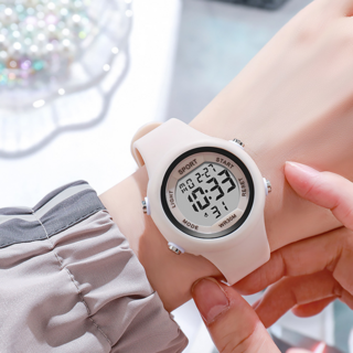 WEIDE每日運動多功能手錶, 1個, 杏色