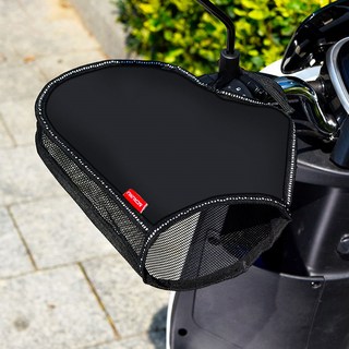 Ez2mk 썸버쿨 햇볕차단 오토바이 핸들 장갑 양손착용 세트 MS-840, 블랙