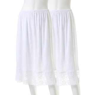 KerriLucy 蕾絲嫘縈8分裙 2入