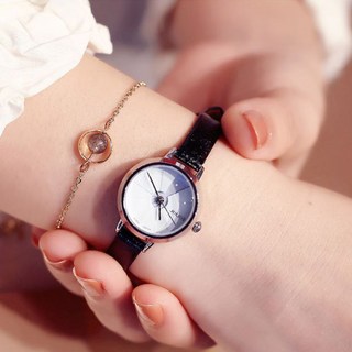 JULIUS 聚利時 女用金屬皮革手錶 JA-979