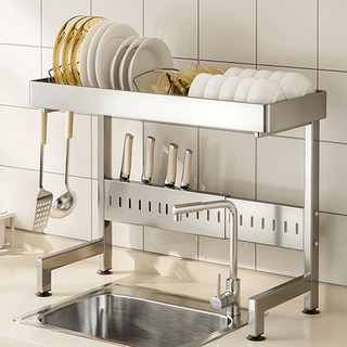 스테인리스 식기건조대 기본형 S, 스텐, 1개, 2단