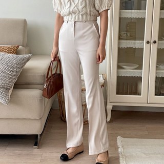 Lalaon 女款 短版/長版 基本款 靴型彈力西裝褲 25TSP3435