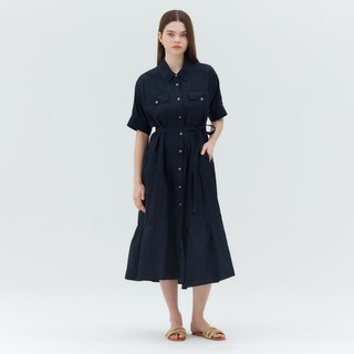 마인드브릿지 벨트장식 셔츠형 원피스 MYOP3202