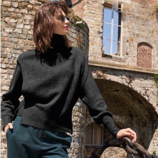 DailyLounge 女款羊毛喀什米爾混紡套頭衫 + 背心套組