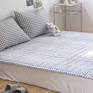 LucidSleep Dream Chack系列 固定帶床墊, 灰色格紋