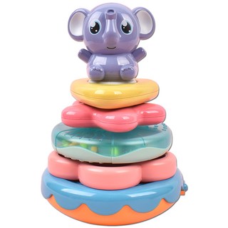 Oztoy 大象音樂套圈疊疊樂, 1個, 多種顏色