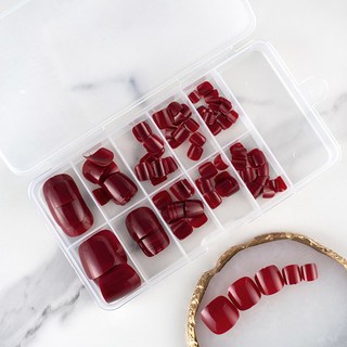 足部美甲腳趾甲片 120p 套組, T49, 1個