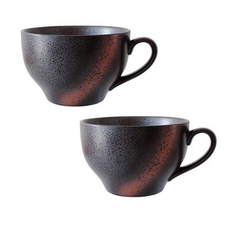 Govan Andamiro把手麵碗, 黑色, 2個