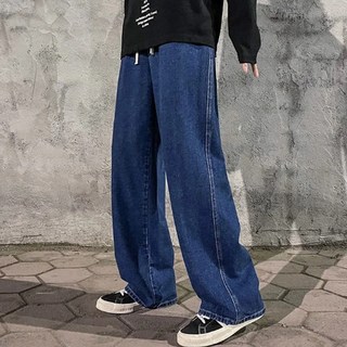 JTL 男款Oversize街頭寬版牛仔褲