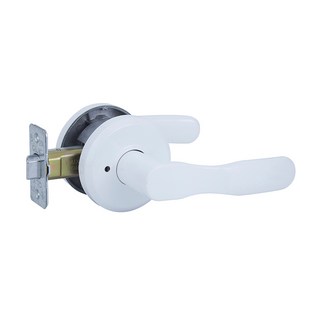 曜石白按鈕式門把, 1個