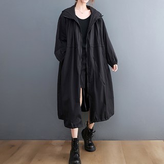 ATTERLIC Seine 連帽束腰長版風衣 10835