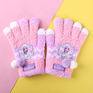 迪士尼女童冰雪奇緣艾莎Tactel手指手套組