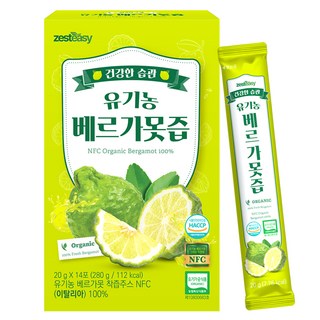 제스티지 NFC 유기농 베르가못즙 100% 스틱 14p, 1개, 280g