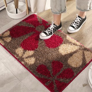 AFAMIC 艾法 刮泥玄關腳踏墊, 紅色05, 1個