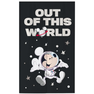 迪士尼米奇長門簾(太空人米奇) 85x140cm, 太空人米奇