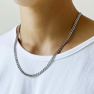 noid-b 男士用醫療鋼亮面鍊條基本款項鍊