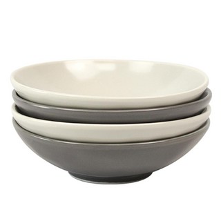 Paulus Sol 陶瓷小菜碗4入組 (奶油白+灰色), 1組, 灰色、灰色、奶油色、奶油色