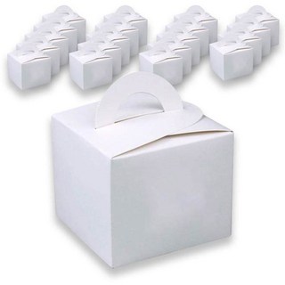 白色手把紙盒, 白色, 20入
