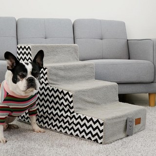 紅小狗 環保 Bomby 寵物階梯, 灰色, 1個