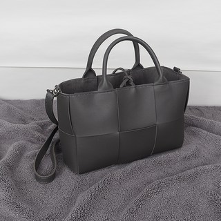 bonnie bottari Hana 手拿包 + 托特/肩背/斜背 格紋編織包套組