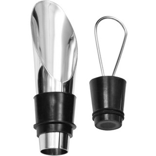 Premier 簡約瓶塞注酒器, 1個, 黑色