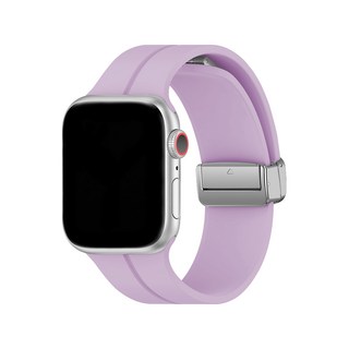 DAYEONKYOUNG D扣矽膠運動錶帶 38 / 40 / 41mm, 香芋奶茶色