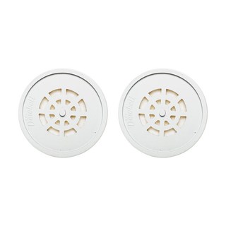 듀벨 여행용 샤워기 교체 헤드필터, 2개