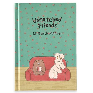Monolike 不匹配的朋友 精裝萬年手帳, 06 薄荷綠, 1本