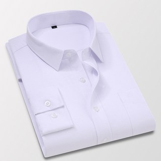 Goodif 男士基本款棉混紡長袖襯衫