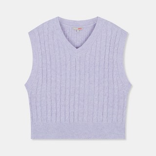 스파오 울블렌드 케이블 베스트 니트조끼 GW SPKVC49U12