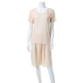 KerriLucy 女款人造絲三分背心 + 寬版安全褲