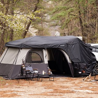 IDOOGEN Amadeus 車宿對接外帳 + 保險桿罩套組, 黑色