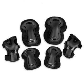 스위스핏 자전거 보호대 세트, 블랙, 1세트