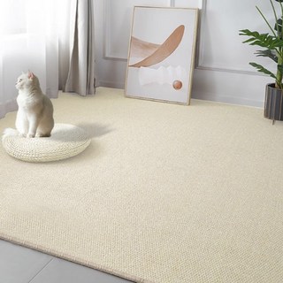 딩동펫 반려동물 사계절 먼지없는 물세탁 미끄럼방지 카페트, 아이보리, 1개