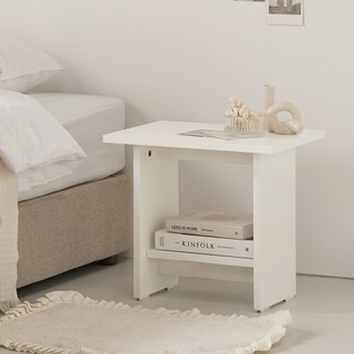 하모벨 아르 2단 선반 사이드 테이블, 화이트