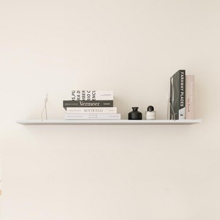 Living Gonggam 家居裝飾木質壁掛層架 白色 90cm 1層