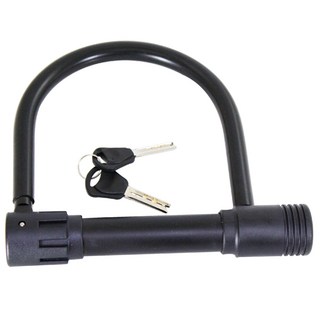 OMAX 黑騎士單扣機車大輪鎖 台灣製 GHL-050, 黑色, 1個