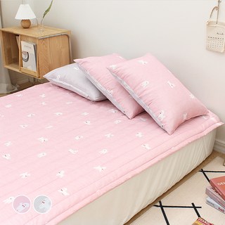 CHOUETTROOM 比熊蜜桃絨鋪棉墊, 粉色