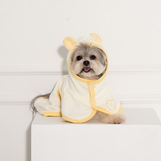 리토가토 강아지 토토베어 로브 비치가운, 크림, 1개