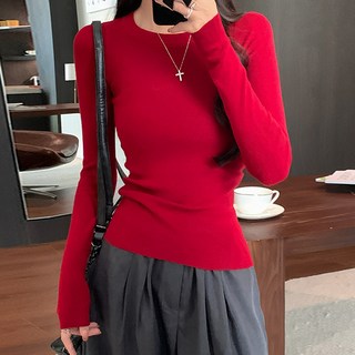 Awesomeful 女款 Casa 修身圓領針織衫 A24WKN102420