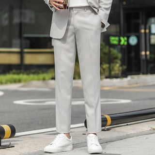 Mantime 男款隱藏鬆緊抗皺錐形休閒褲