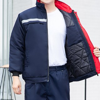 男款DM絎縫線條工作服