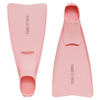 TUBE TREE 長蛙鞋 + 網袋 套組, 粉色