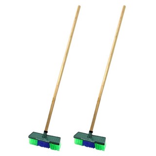 WORLDCLEAN 地板清潔掃把 (大), 多色, 2支